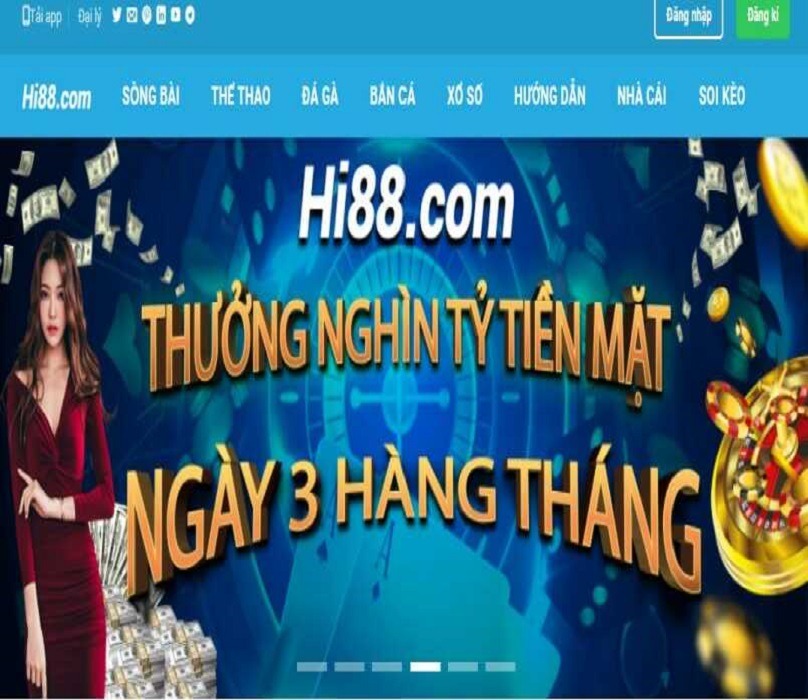 Đăng Ký Hi88 - Hướng Dẫn Cách Tạo Tài Khoản Miễn Phí Người chơi có cơ hội nhận ngay 100K tiền thưởng về tài khoản khi đăng ký Hi88 hôm nay