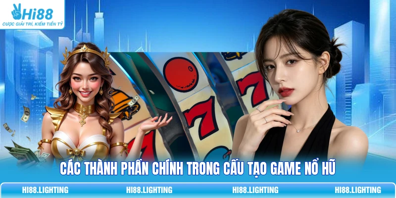 Hiểu Cấu Tạo Game Nổ Hũ Chuẩn Xác Giúp Nâng 85% Tỷ Lệ Thắng Các thành phần chính trong cấu tạo game Nổ Hũ