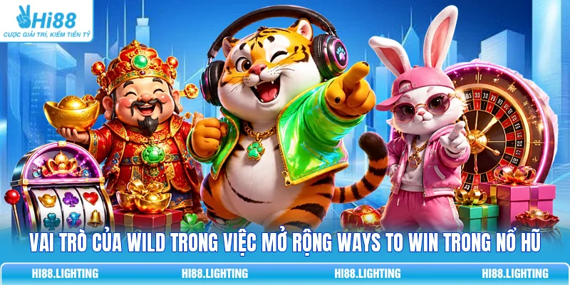 Ways To Win Là Gì Và Khác Gì Với Payline Truyền Thống? Vai trò của Wild trong việc mở rộng Ways to Win trong Nổ Hũ