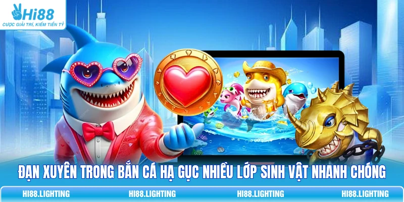 Đạn Xuyên Trong Bắn Cá Là Gì? Cơ Chế Tác Động Nhiều Mục Tiêu Đạn xuyên trong bắn cá hạ gục nhiều lớp sinh vật nhanh chóng