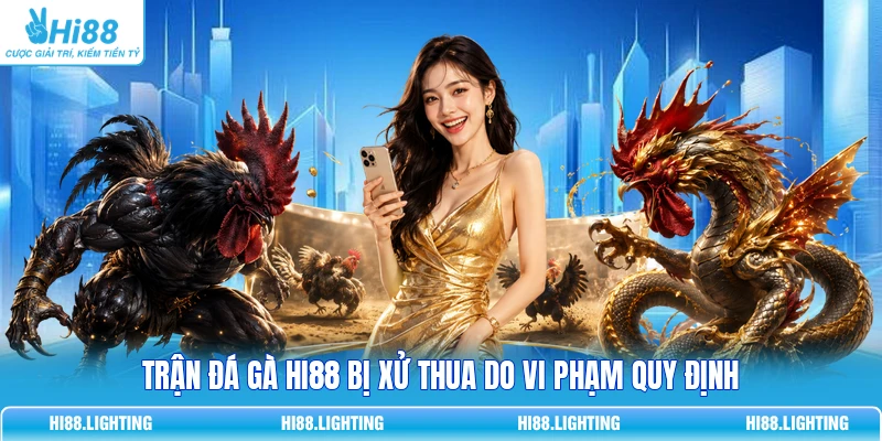 Đá Gà - Quy Tắc Phân Xử Thắng, Thua Và Hoà Trong Trận Đấu Trận đá gà Hi88 bị xử thua do vi phạm quy định