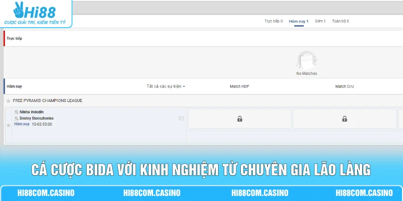 Cá Cược Bida - 4 Bí Quyết Chốt Kèo Thắng 99% Tại Hi88 Cá cược bida với kinh nghiệm từ chuyên gia lão làng