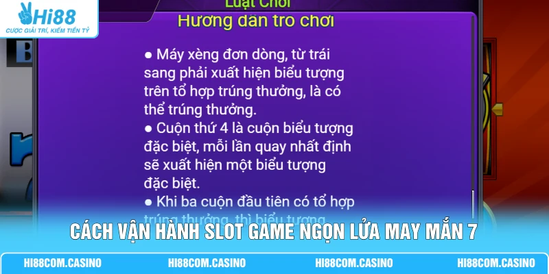 Ngọn Lửa May Mắn 7 | Săn 77 Biểu Tượng Rực Cháy Cực Cuốn Cách vận hành slot game Ngọn Lửa May Mắn 7