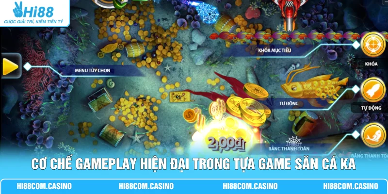 KA Bắn Cá Rồng Vàng - Săn Boss Rồng Nhận Thưởng Gấp X8888 Cơ chế gameplay hiện đại trong tựa game săn cá KA