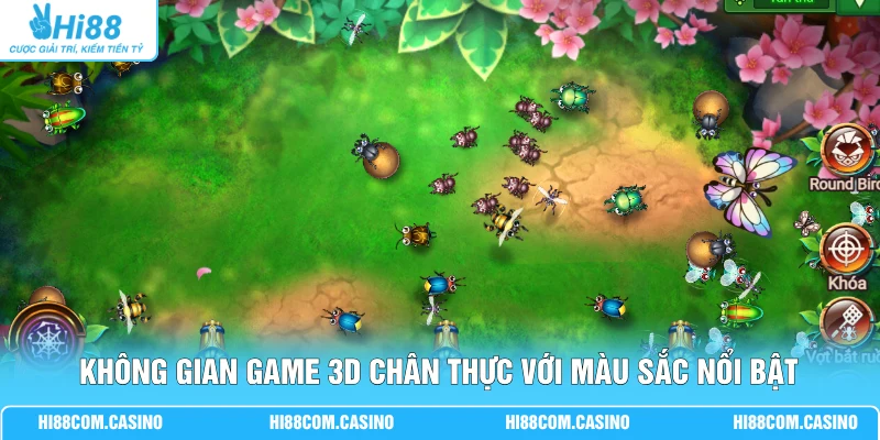 YGR Bậc Thầy Bắt Bọ - Đua Top Nhận Giải Thưởng 500 Triệu Không gian game 3D chân thực với màu sắc nổi bật