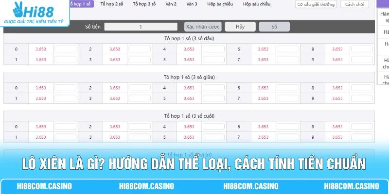 Lô Xiên Là Gì? Hướng Dẫn Thể Loại, Cách Tính Tiền Chuẩn Lô Xiên Là Gì? Hướng Dẫn Thể Loại, Cách Tính Tiền Chuẩn