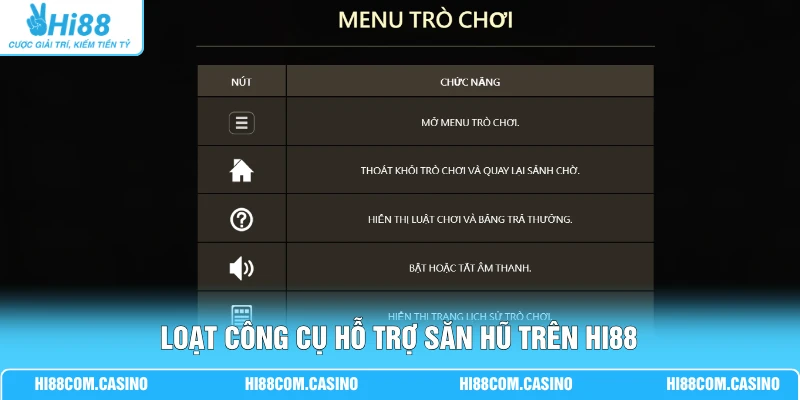 Siêu Bò Tót - Bùng Nổ Jackpot 500 Triệu Cùng 20 Dòng Cược Loạt công cụ hỗ trợ săn hũ trên Hi88