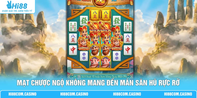 Mạt chược Ngộ Không - 5 Bí Mật Nhân 25.000x Tiền Cược Mạt chược Ngộ Không mang đến màn săn hũ rực rỡ