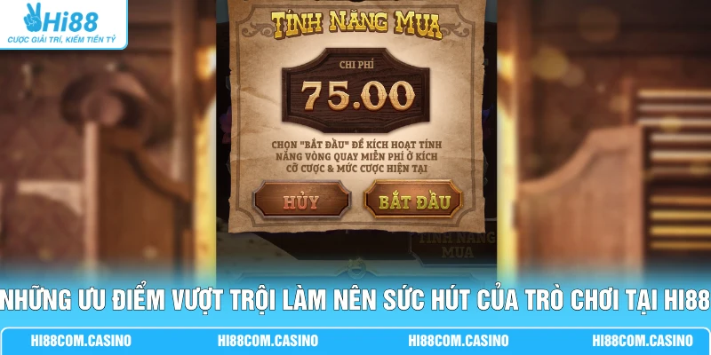 Quyết Chiến Tiền Thưởng Hi88 Bùng Nổ Trải Nghiệm Slot Game Những ưu điểm vượt trội làm nên sức hút của trò chơi tại Hi88