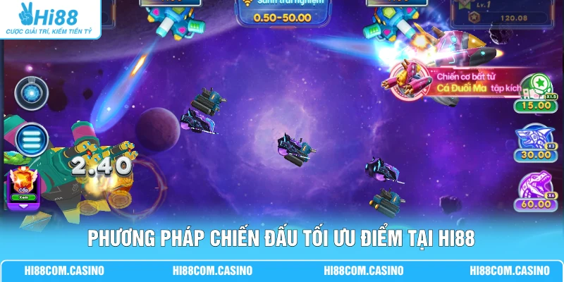 FC Bắn Cá Vũ Trụ | Bối Cảnh 3D Trải Nghiệm 10 Cấp Độ Đạn Phương pháp chiến đấu tối ưu điểm tại Hi88