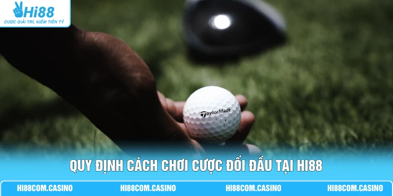 Cá Cược Đánh Golf - Hướng Dẫn Quy Tắc, Dạng Kèo Phổ Biến Quy định cách chơi cược đối đầu tại Hi88
