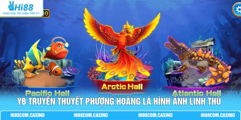 YB Truyền Thuyết Phượng Hoàng - Đại Dương 4K, 20+ Loài Cá YB Truyền Thuyết Phượng Hoàng là hình ảnh linh thú phương Đông